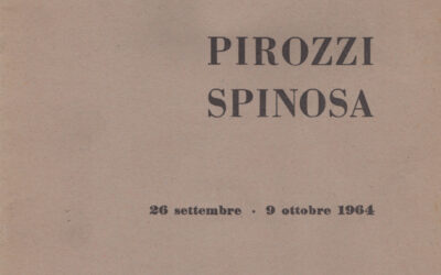 Pirozzi Spinosa alla galleria d’arte Russo, Messina 1964